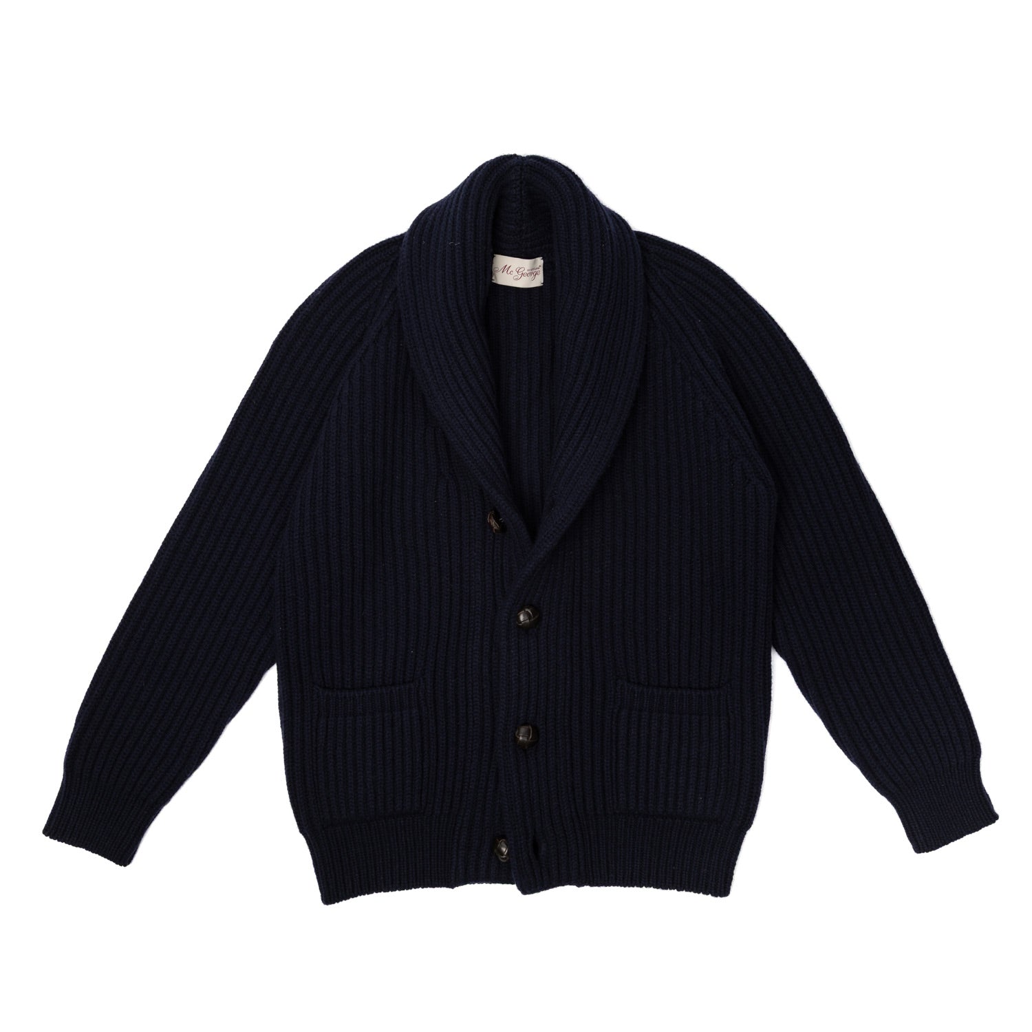 Strickjacke "Iconic Shawl" aus Lambswool und Kaschmir - Original Knit